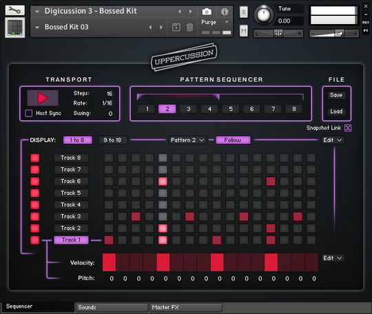 Digicussion 3 Sequencer Page Screenshot by Uppercussion